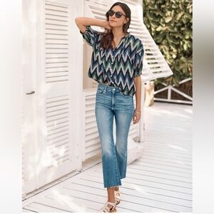 DL1961 Bridget Cropped Instasculpt Boot Jeans | Light Indigo | 28 | NWOT